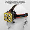 12000000lm LED Headlamp USB Rechargeable Headlight Flashlight Torch Head