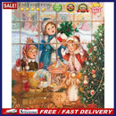 Diamond DIY Warm christmas Full Round Drill Rhinestone Picture