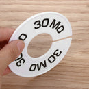 DIY craft clothing size dividers Baby clothes hanging organizer Round Hangers