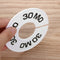 DIY craft clothing size dividers Baby clothes hanging organizer Round Hangers
