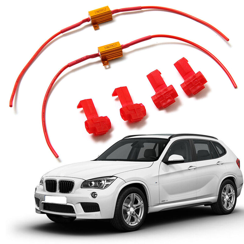 2pcs Turn Signal Lamp Waterproof 39ohm 10W Load Resistor Anti-Flashing Decoders