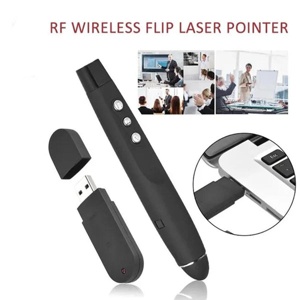 Wireless USB Presenter Powerpoint Clicker Presentation Remote Control Pen PPT U`