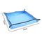 Plant Repotting Mat Waterproof Foldable Planting Pot Pad (Blue 75x75cm) Newly