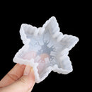 Star Shape Christmas DIY Big Snowflake Silicone Mould Crystal Mold Clay Tool
