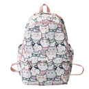 Cute Backpack Cartoon Animal Print Bookbag Large Capacity Laptop Bags for Women
