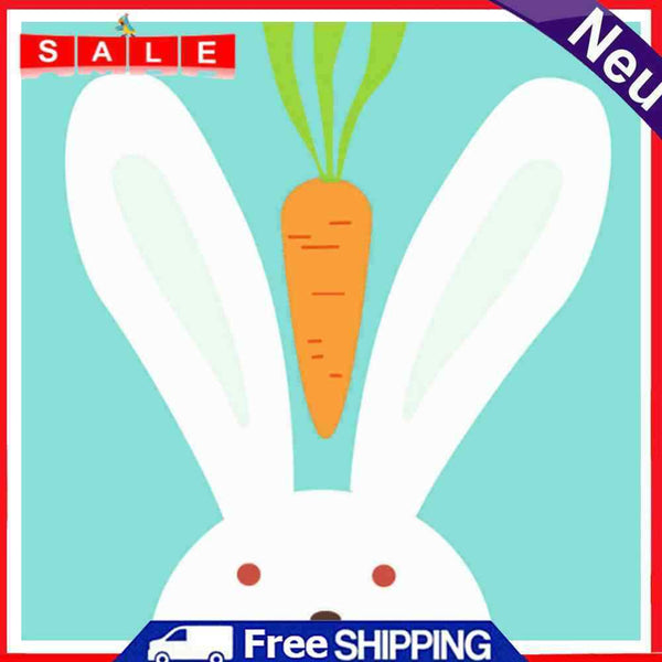 DIY Bunny Frameless Oil Paint by Numbers Kit Picture Handpainted Home Decoration