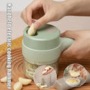 Handheld Electric Vegetable Cutter Garlic Press and Slicer NEW_
