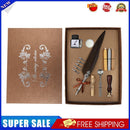 Retro Calligraphy Fountain Pens Set Feather Dip Writing Ink Pen Stationery