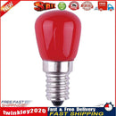 E14 Light Bulb 3W 220V Colorful LED Decorative Light Fridge Lamp (Red) Newly