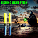 2pcs Luminous LED Light Stick Electronic Sea Fishing Rod Float Tube (Red)