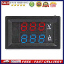 HW-810 DC 0-100V 0-10A Digital Voltmeter Ammeter Dual Display Mini Panel Me