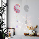 Diamond Drill Rainbow Collection Hang Crystal Prisms Wind Chime (Licorne 2)