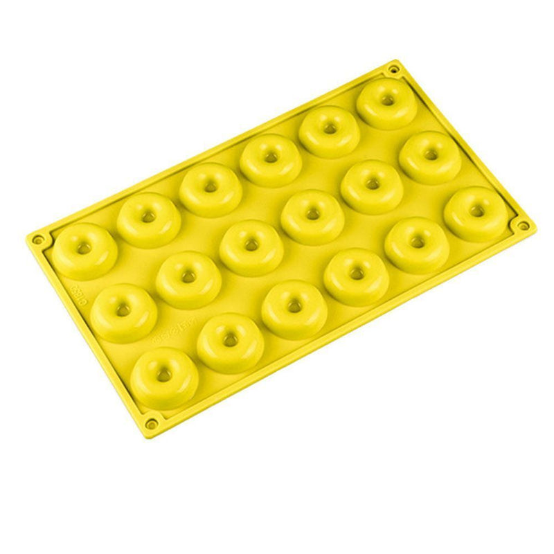 Dessert Chocolate Silicone Donut Mould Round Shaped Baking Pan Doughnut Molds