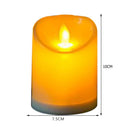 Flameless LED Candle Light Flickering Wedding Home Party Decor (7.5x10cm)