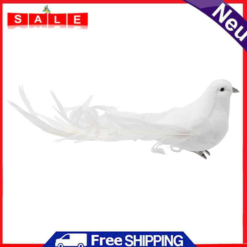 12pcs/set Artificial Foam Pigeon Simulation Feather Birds DIY Garden Decor Craft