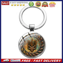 Ukraine Keychain Alloy Ukrainian Charm Key Rings Bag Car Pendant Accessories