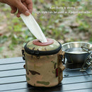 Camping Gas Tank Bag LPG Fuel Can Protective Sleeve MOLLE Tissue Bags (B) Newly