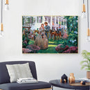 Family Gathering 50x40cm Oil Paint By Numbers DIY Painting M734