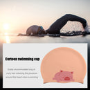 Soft Swimming Cap Silicone Girls Waterproof Sports Adults Antiskid Swim Pool