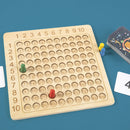 #A Wooden Montessori Math Toys Practical Manipulatives Chart Games for Fun Learn