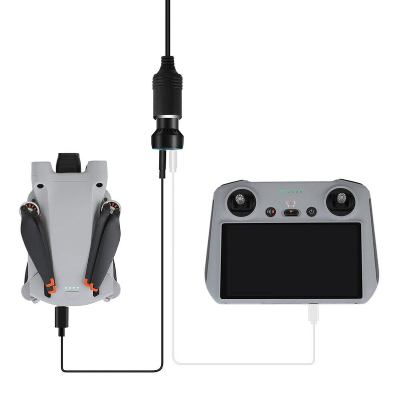 Dual Ports 48W PD QC 3.0 Car Cigarette Lighter Fast Charger for DJI Mini 2/3 Pro