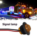 5pcs 12V-24V 3 SMD LEDs Trailer Side Marker Lights Clearance Light (Orange)