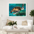 5D Rhinestone Picture DIY Swimming Turtle Full Round Drill Diamond Painting Kit