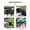 Mountain Bicycle Chain Scrubber Cleaner for Road Bike Chain Brushes Box Newly