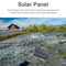 2W 5V Solar Panel USB Port Phone Charger Travel Portable E0V4