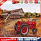 Frameless Oil Paint By Numbers Farm Car DIY Canvas Picture Craft for Home