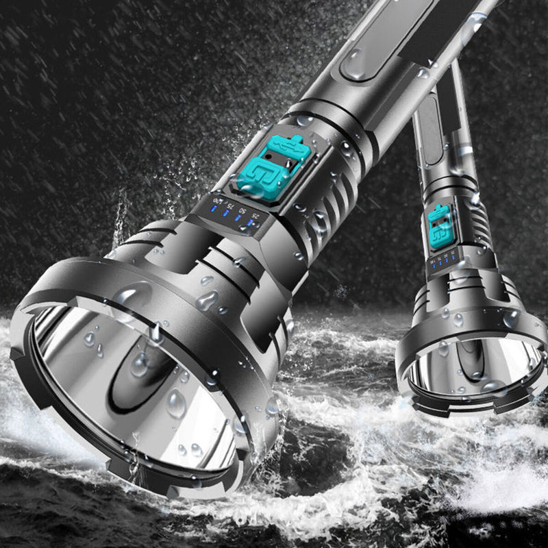 Strong Lightweight Waterproof Flashlight USB Charging Outdoor Light