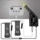For Mavic 3 Car Charger Dual Battery Charger USB Remote Car Charge