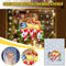 Christmas Cartoon Bird Snowflake Window Glass Stickers Home Mirror Stickers~