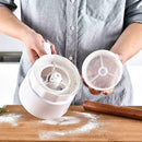 Cordless Electric Flour Sieve Battery Operated Sifters Hand-Held White X0B9