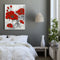 Full Cross Stitch 11CT Red Flower Stamped Embroidery DIY Needlework Kits Newly
