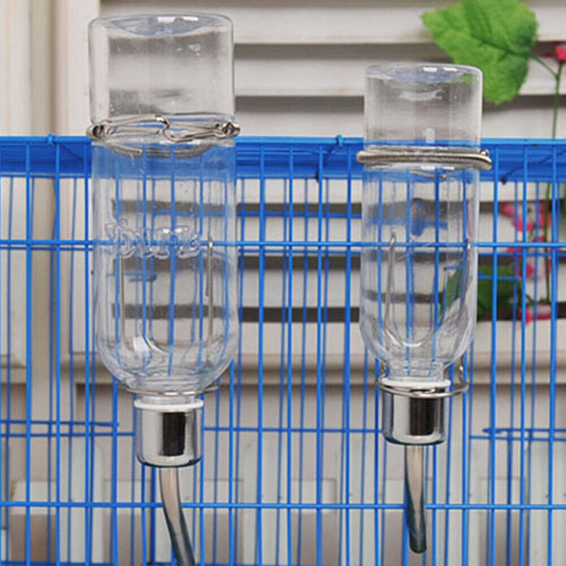 Automatic Feeder Water Small Pet Hamster Stainless Steel Nipple Drinking Bo