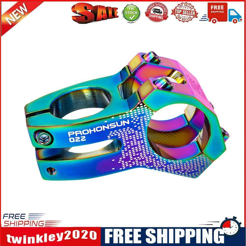 Aluminum Alloy Mountain Bike Riser Stem Ultra-Light Bicycle Stem (Dazzling)