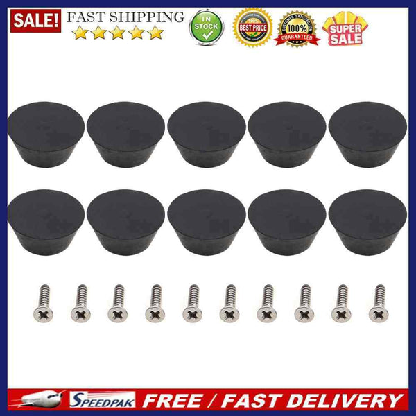 Rubber Pool Cue Tip 10pcs Snooker Billiard Cue Bottom Pole Tail Protector C
