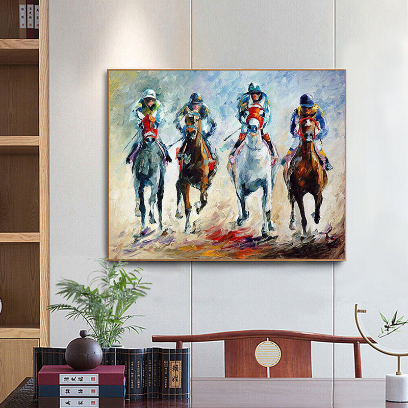 Frameless Oil Paint By Numbers Wall Art Posters Picture Craft Kit Home Decor