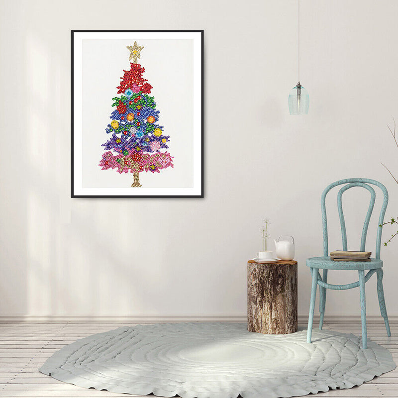 5D Diamond Painting Christmas Tree Partial Special Shape Drill DIY Home Decor