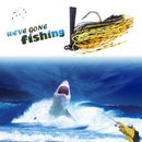 7cm 10g Fishing Lures Chatterbait Spinnerbait Artificial Wobbler Baits (3) Newly