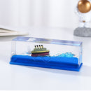 Relief Float Decoration Cruise Ship Fluid Liquid Drift Bottle Hourglass Desktop