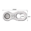 5 Pairs MTB Chain Link Connector Set Bicycle Chain Joint Buckle (9 Speed) Newly