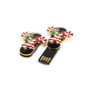 Crystal Christmas Candy Bar USB2.0 Flash Drive Pendrive Memory U Disk (8G)