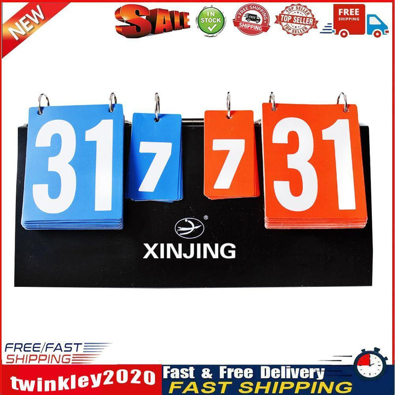 Basketball Volleyball Scoreboard Competition Referee 4-Digit Score Board Newly