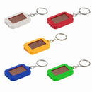 Mini Portable Solar 3 LED Light Keychain Camping Torch Flashlight (White)