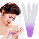 4x Durable Crystal Glass File Buffer Nail Art Files Manicure Device Pro Too