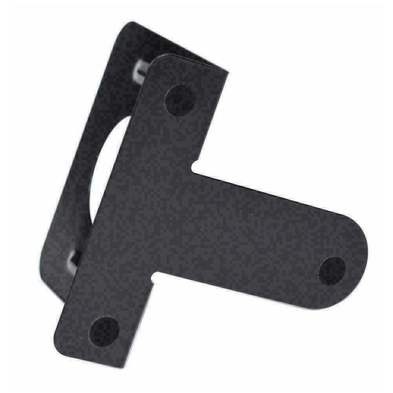 2 × Black Metal-Hochleistungs-Booksends-Schulbüro-Buch-Schreibwaren T3T2 P3Z9