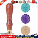 Wood Handle Paint Seal Retro Plant Pattern DIY Wax Seal Stamp Decor (C167) Newly