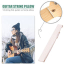 Portable 12 Strings Acoustic Guitar Cattle Bone Nut Musical Instrument Part